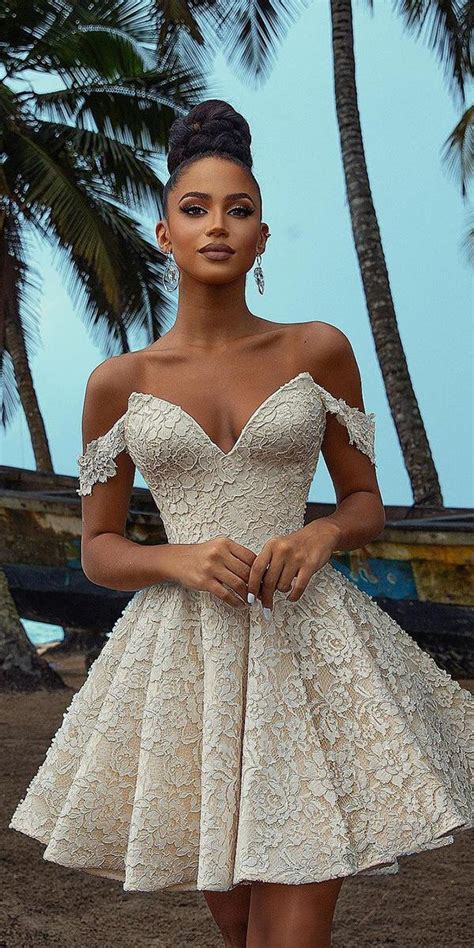 Lace Short Wedding Dresses 21 Trendy Styles For Wedding