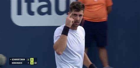 Kokkinakis Salva Match Point Contra Schwartzman A Caminho Da Melhor