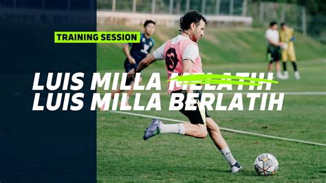 Luis Milla Jadi Playmaker Di Sesi Latihan PERSIB TRAINING SESSION 22