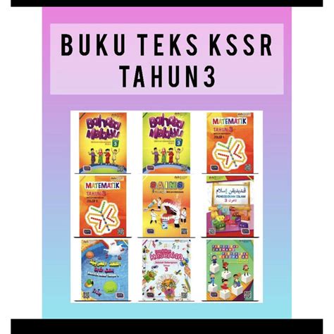 Ready Stock Buku Teks Tahun Kssr Shopee Malaysia