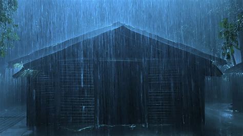 Defeat Insomnia In 5 Minutes With Rainstorm On A Tin Roof Heavy Rain