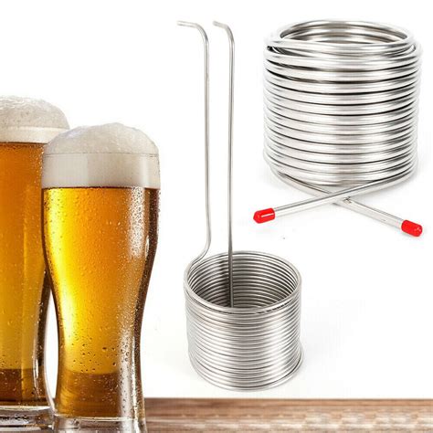 50 Brew Supply Stainless Steel Wort Chiller Cooling Coil Pipe Double