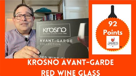 Krosno Avant Garde Red Wine Glass Points Wineglass Wineglassreview