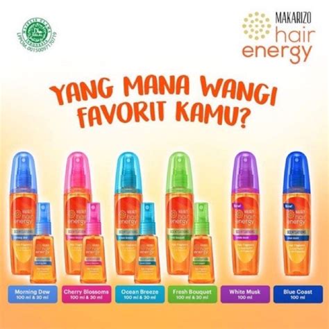 Jual Makarizo Hair Energy Scentsations Fragrance Parfum Rambut