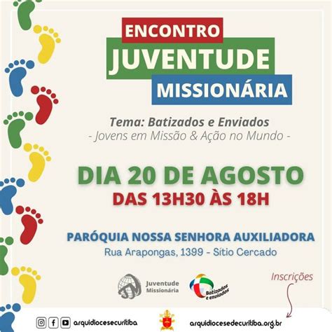 Um Convite Para A Juventude Da Arquidiocese De Curitiba