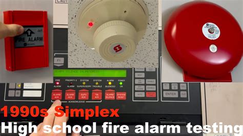 1990s High School Fire Alarm Testing Youtube