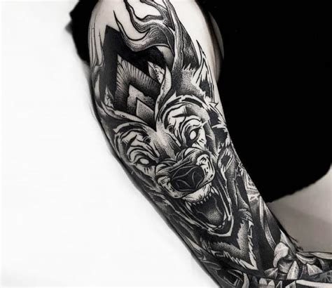 Wolf tattoo by Otheser Tattoo | Post 14688