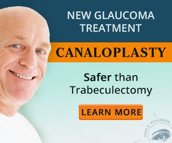 New Glaucoma Treatment Canaloplasty New Glaucoma Treatments