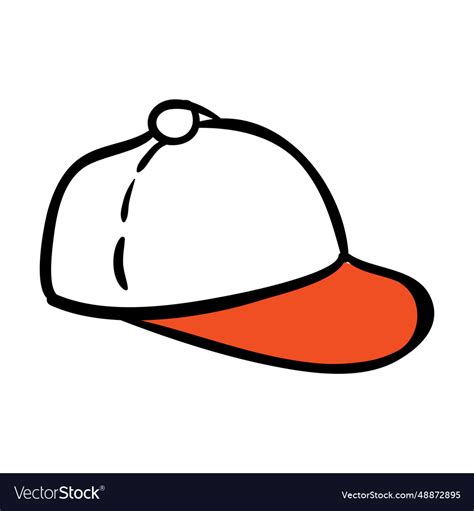 Hand Drawn Hat Royalty Free Vector Image Vectorstock