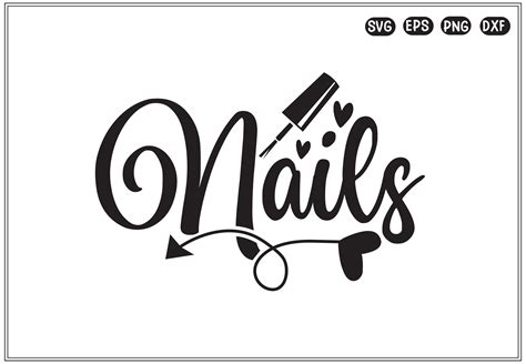 Nail Tech Svg Design Graphic By Design Hall · Creative Fabrica