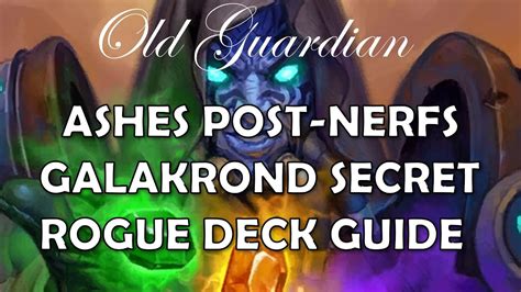 Galakrond Secret Rogue Deck Guide And Gameplay Hearthstone Ashes Of