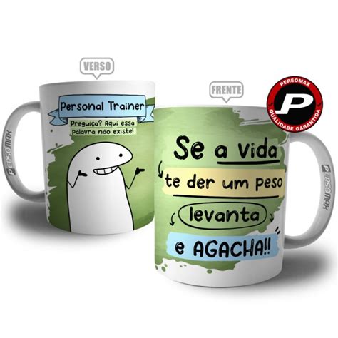 Caneca Flork Personal Trainer Homem Professor de Educação Física