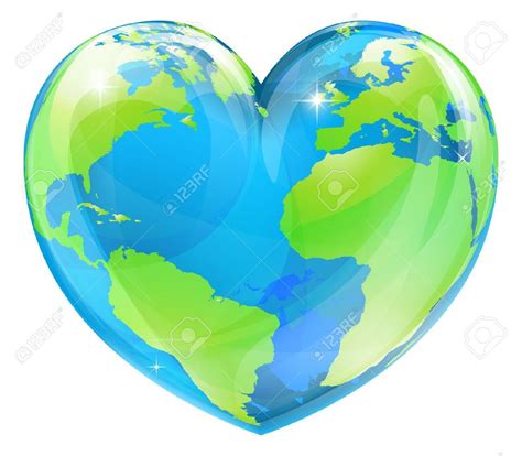 Heart Shaped World Map Clipart Clipartfox Heart Shaped World