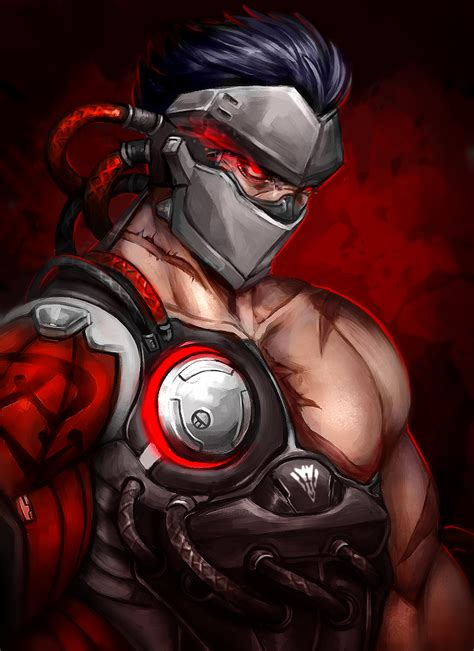 Fanart Of Genji In Blackwatch Skin I Should Make A I Need Healing