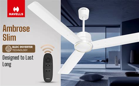 Buy Havells Mm Ambrose Slim Bldc Motor Ceiling Fan Premium Finish