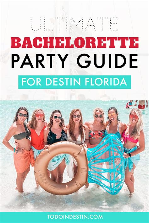 Bachelorette Party At The Beach Destin Florida Bachelorette Beach