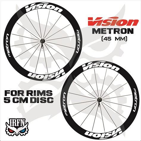 Jual Stiker Decal Rims Vision Metron Disc Lebar 45 Mm Shopee Indonesia