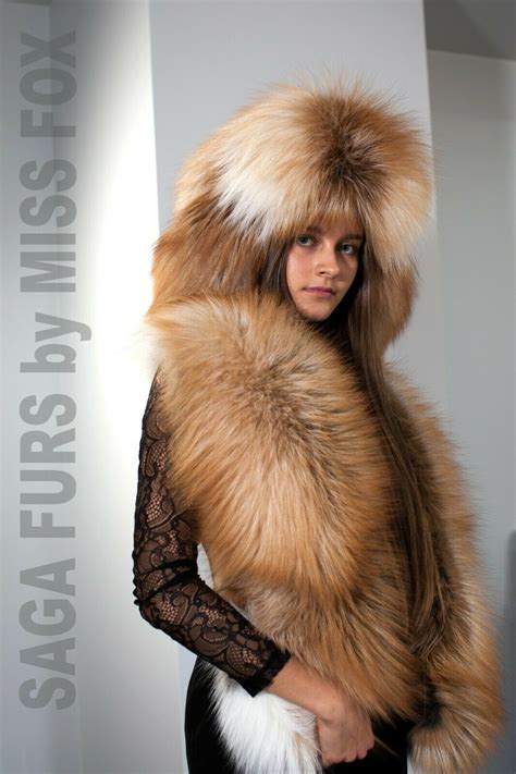 Furs Fox Scarf Gold Fox Fur Clothing Mantel Fur Accessories