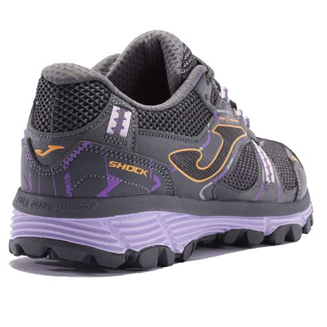 Zapatilla Trail Running Mujer Shock Lady Gris Joma Mundo Joven