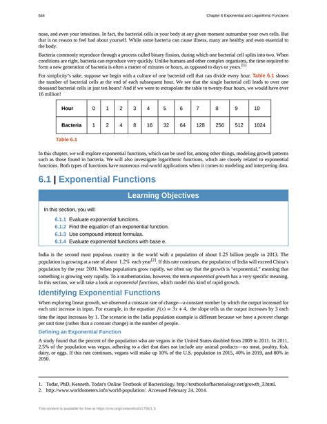 Solution Algebra And Trigonometry Chapter 6 Exponential And