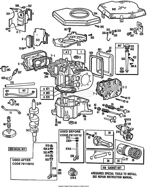 Carbureter Diagram For Model Ch S Briggs And Stration Brigg