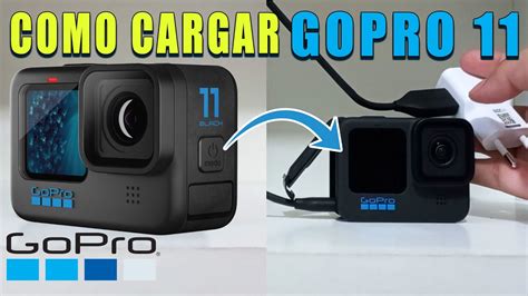 Gopro Black C Mo Cargar Bater A De La C Mara Youtube