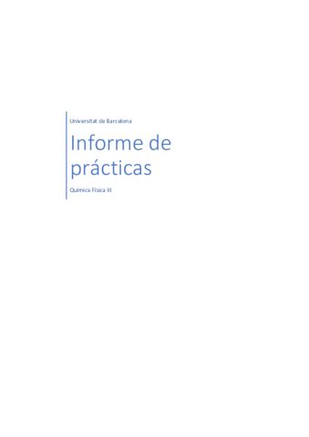 Informe De Practicas Pdf