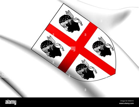 Sardinia Coat of Arms, Italy. Close Up Stock Photo - Alamy