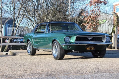 1968 Ford Mustang 302 Auto Coupe Highland Green Muscle Car