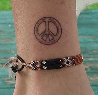 Tattoos Ideas for Girls: Peace Symbol Tattoos