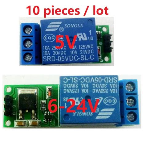 Pcs V V V V V Flip Flop Latch Relay Module Bistable Self