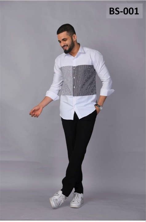 Men Printed Cotton Shirt Casual Full Sleeves At Rs 250 In Surat Id