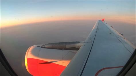 Full Moon In Frankfurt I Austrian Airlines A Scenic Evening Landing