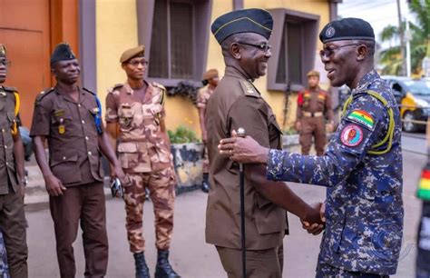 IGP leads police team to visit GAF Central Command, Kumasi Central ...