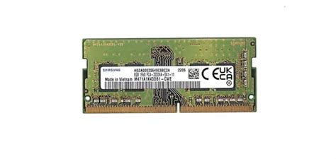 Samsung 8gb Ddr4 3200 Mhz Pc4 25600 Sodimm Laptop Memory Ram