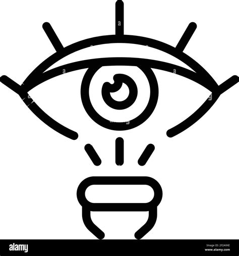 Optometry Surgery Icon Outline Optometry Surgery Vector Icon For Web