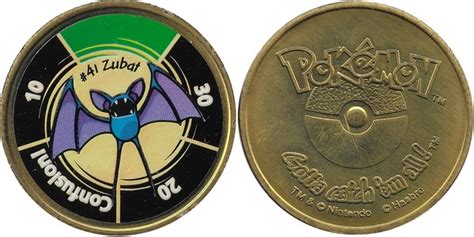 Pokémon Battle Coin 41 Zubat Jetons Numista