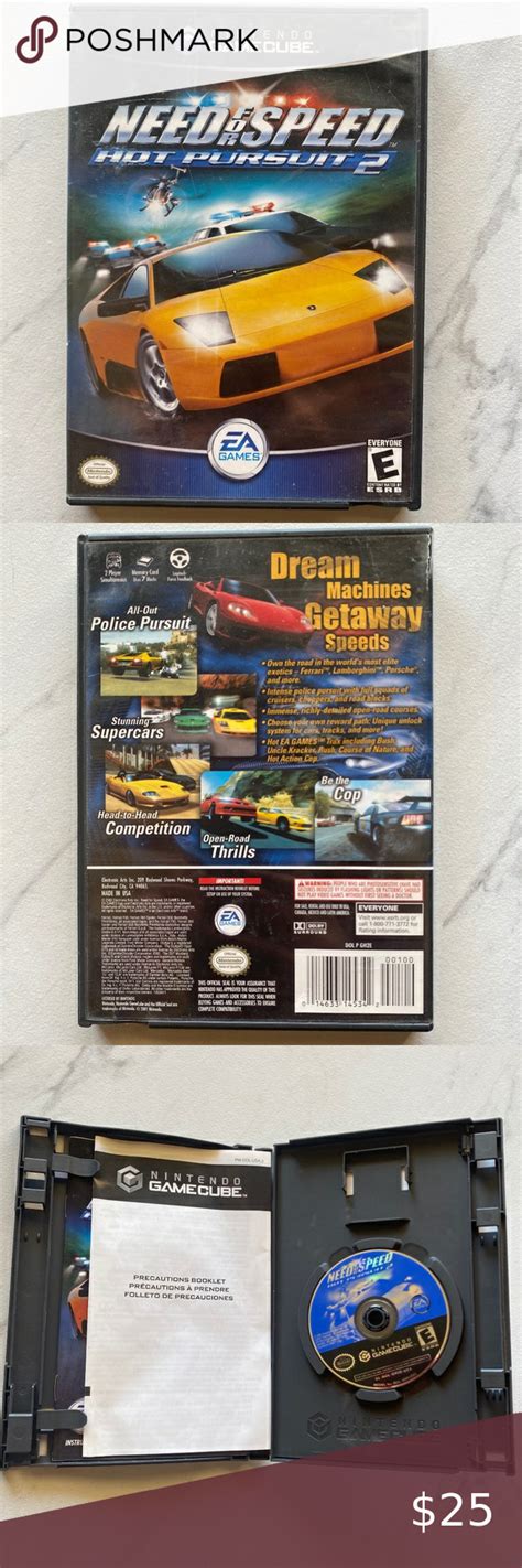 Nintendo Gamecube Need For Speed Hot Pursuit EA Video Game