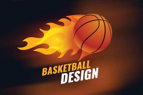 Basketball On Fire Logo Vector Art, Icons, and Graphics for Free Download