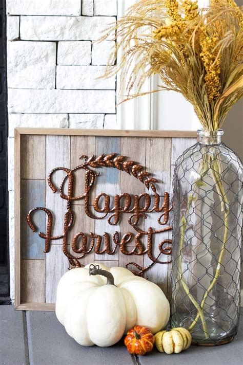 Harvest Living Room Decor and a Giveaway - Bless'er House