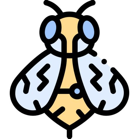 Fly Detailed Rounded Lineal Color Icon