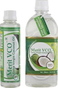 Merit Vco Extra Virgin Coconut Oil Pure Coconut Oil Plastic Bottle