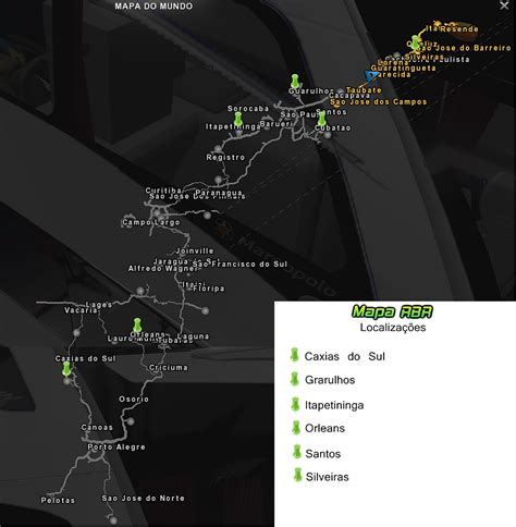 Mapa RBR Expressoalves