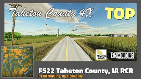 Fs22 ★ Map Fs22 Taheton County Ia Rcr 4x Farming Simulator 22 New