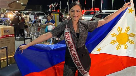 Michelle Arceo Departs For Reina Hispanoamericana 2024 In Bolivia YouTube