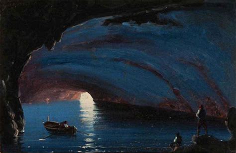 Unknown | INSIDE THE GROTTA AZZURRA (1844) | MutualArt