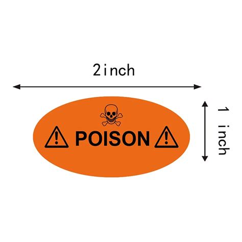 Poison Warning Label