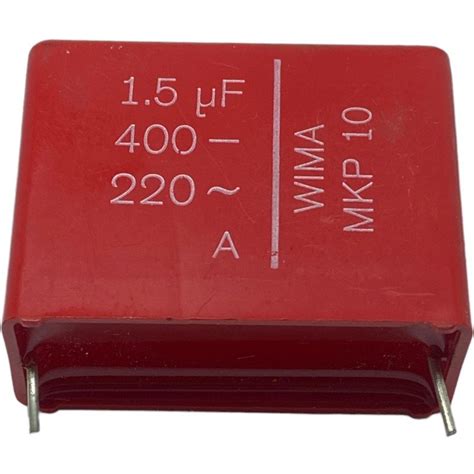 Uf V Radial Polypropylene Film Capacitor Mkp Wima