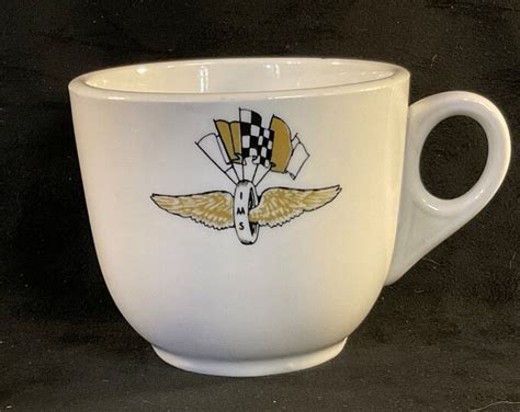 Vintage Ims Indianapolis Motor Speedway Restaurant Ware Ceramic Coffee Tea Mug Ims Or The Brick