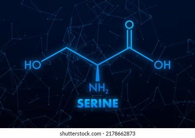 Serine Formula Serine Lserine Ser S Stock Vector Royalty Free